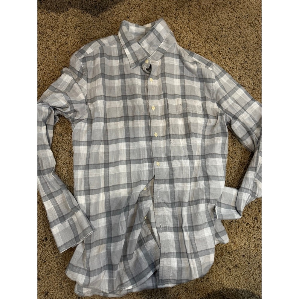 New American Eagle Large super soft plaid button up